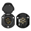 Stekkerdoos 7+1-polig PVC