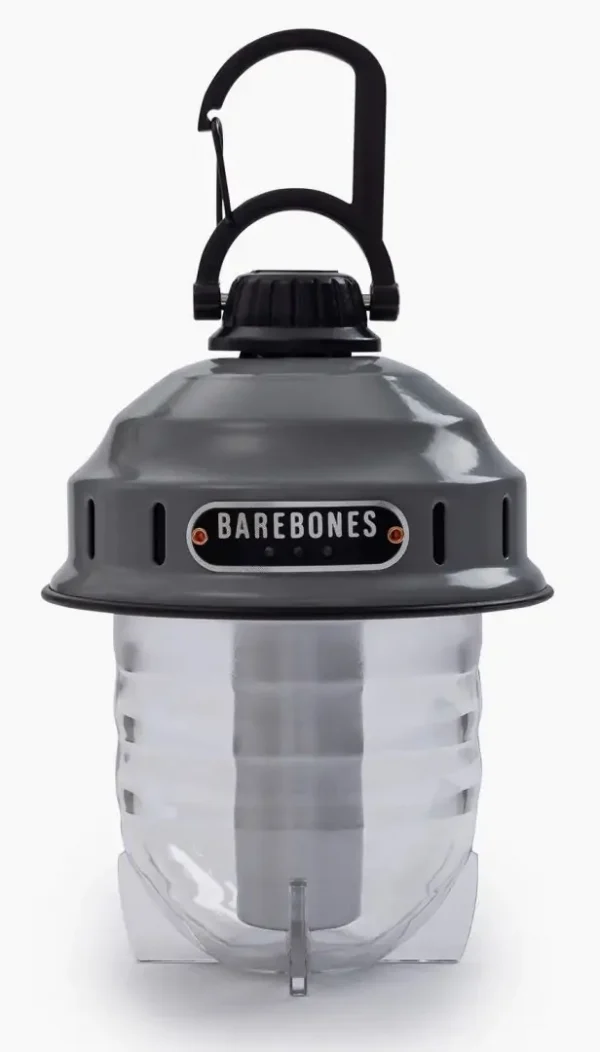 Barebones Beacon Lantern Lamp Grey