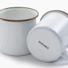 Barebones Enamel Cup Set Eggshell - Afbeelding 4
