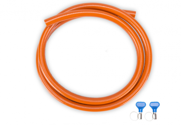 Gimeg HD Gasslang PVC Met 2 Slangklemmen 2 m