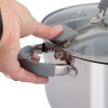 Gerona RVS pan met siliconen greep 22 cm - Afbeelding 2