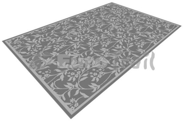 Eurotrail Relax mat 200 x 270 Silvergrijs /Grijs