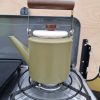 Barebones Enamel 2 Tone Kettle olive 