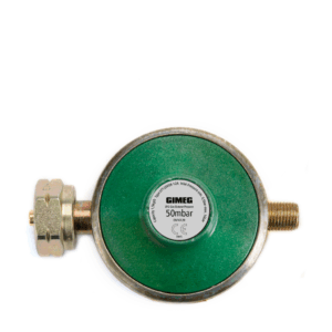 Gimeg gasdrukregelaar Universeel 50 mbar Kombi X 1/4 inch links