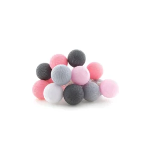 COTTON BALL LIGHTS buiten Feestverlichting Roza