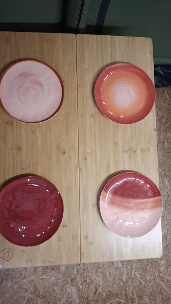Bo-Camp - Servies - Halo - 12 Stuks - Terra - Afbeelding 6
