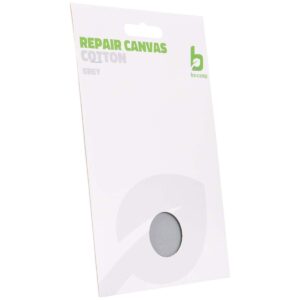 Opstrijkbaar reparatiedoek grijs Natuurlijk katoen Uitermate geschikt voor reparatie van tenten etc