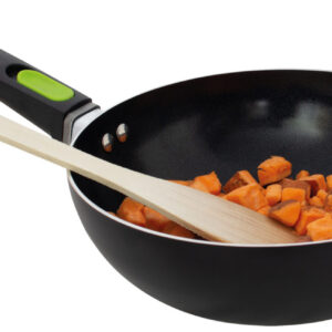 Wokpan met afneembare grip