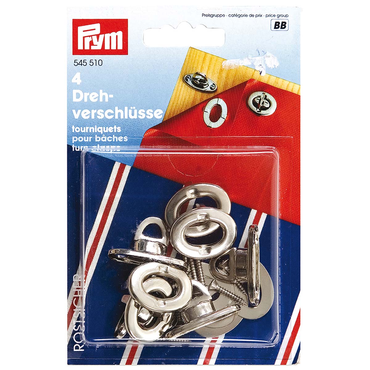 Prym - Draaisluitingen - Tourniquets - 4 Stuks